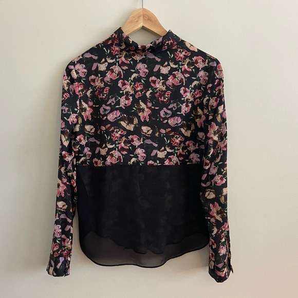Aritzia Talula Floral Blouse - Picture 2 of 5